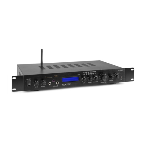 Fenton AV150BT User manual Fenton AV150BT User manual