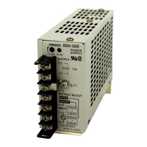 Omron S82H Series User manual