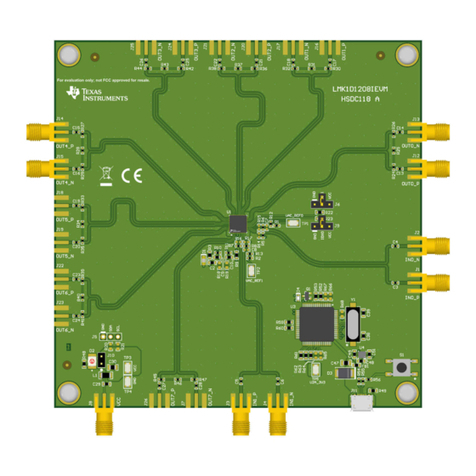 Texas Instruments LMK1D1208IEVM User manual