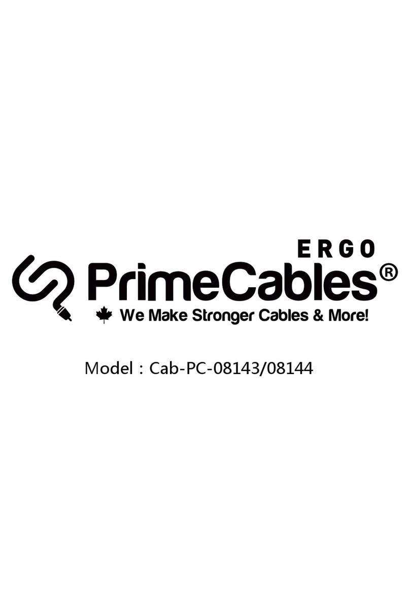PrimeCables ERGO Cab-PC-08143 Assembly instructions