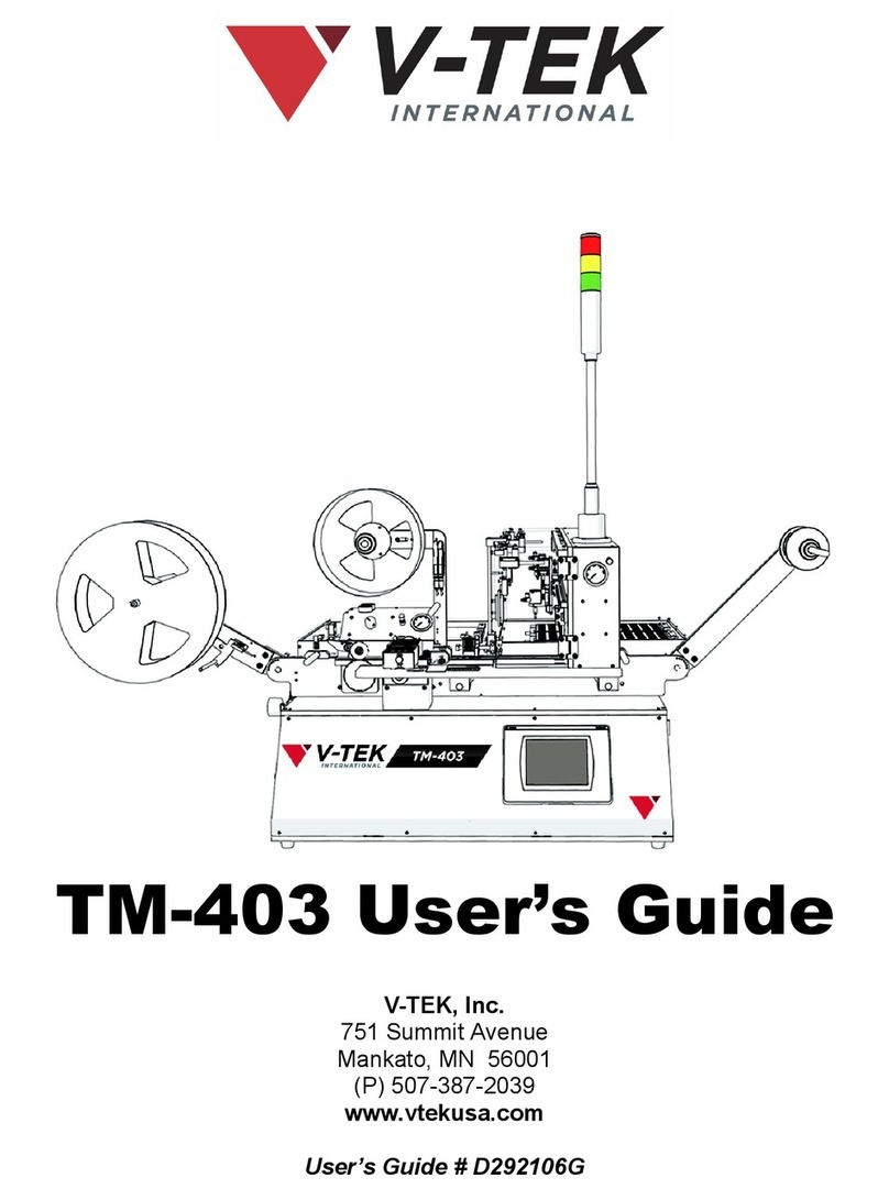 V-TEK TM-403 user guide V-TEK TM-403 user guide
