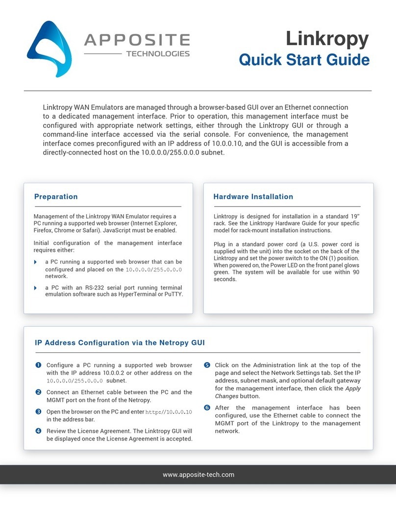 Apposite Linktropy quick start guide