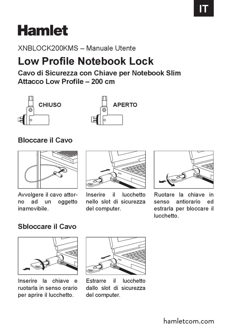Hamlet XNBLOCK200KMS user manual
