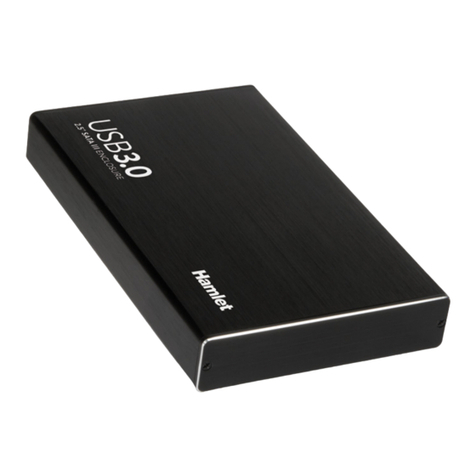 Hamlet HXD25U3TB User manual Hamlet HXD25U3TB User manual