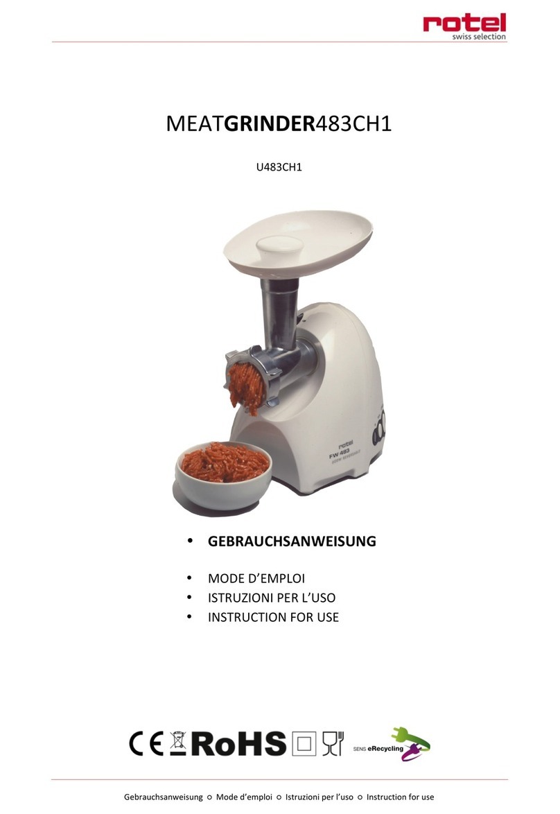 Rotel U483CH1 Instructions for use