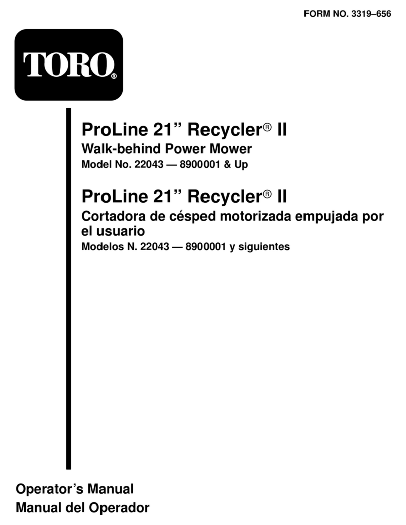 Toro Recycler II ProLine 21 User manual