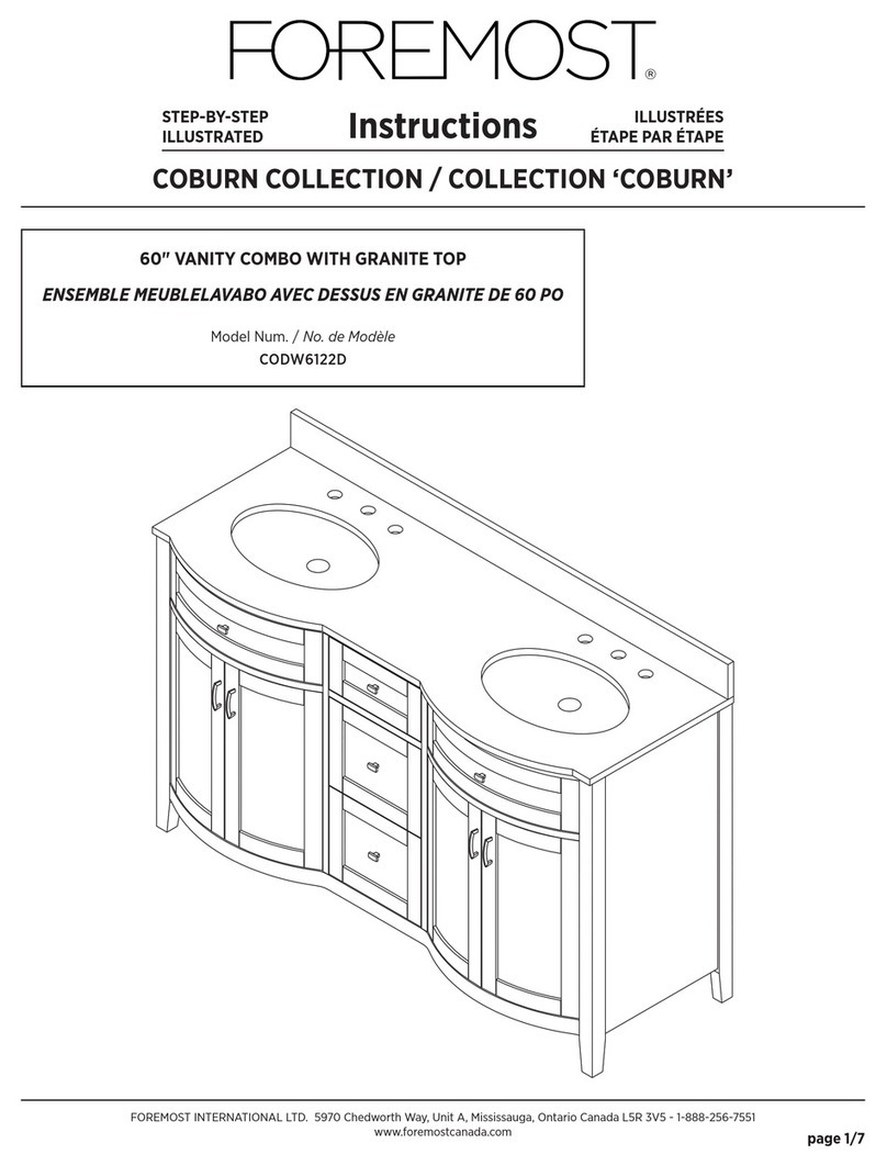 Foremost COBURN CODW6122D instructions