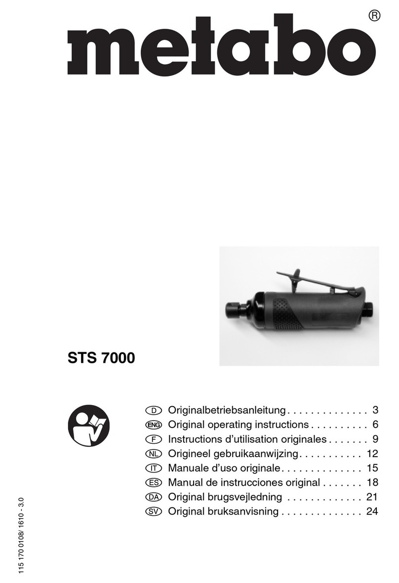 Metabo STS 700 User manual
