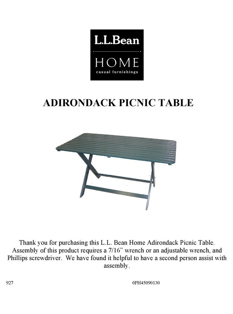 L.L.Bean ADIRONDACK User manual L.L.Bean ADIRONDACK User manual