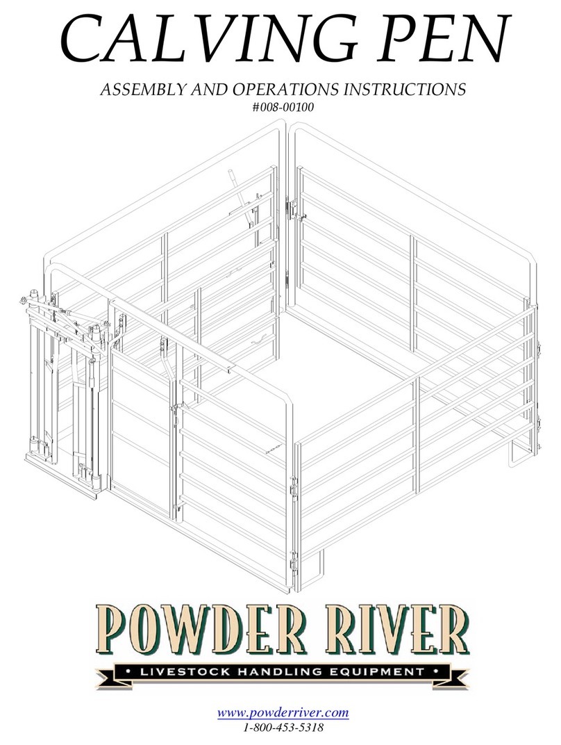 Powder River 008-00100 Assembly and operation instructions