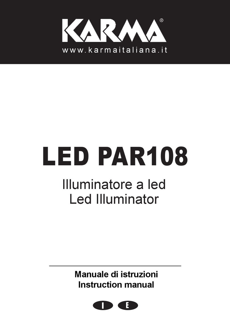 Karma LED PAR108 instruction manual