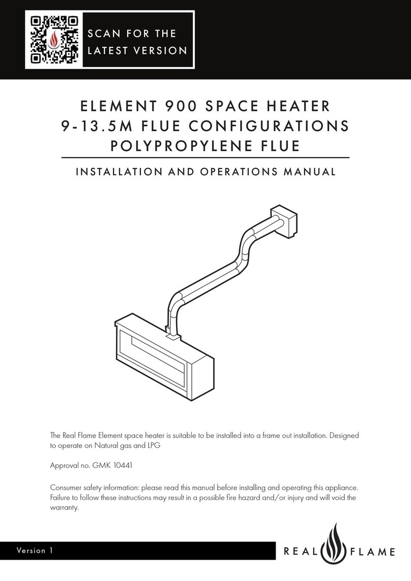 RealFlame ELEMENT 900 User manual