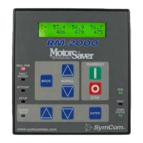 SymCom Motor Saver RM-2000-RTDW User manual