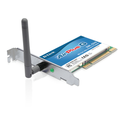 D-Link AirPlus G DWL-G510 User manual