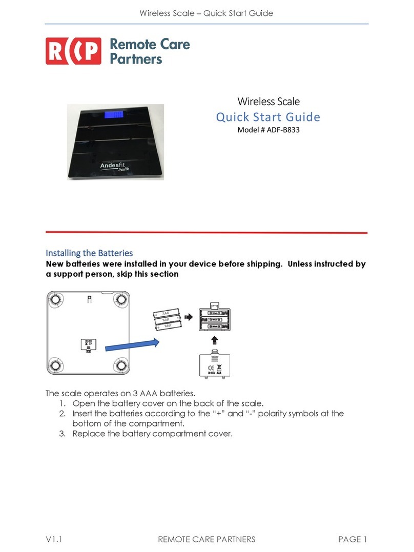 RCP ADF-B833 quick start guide