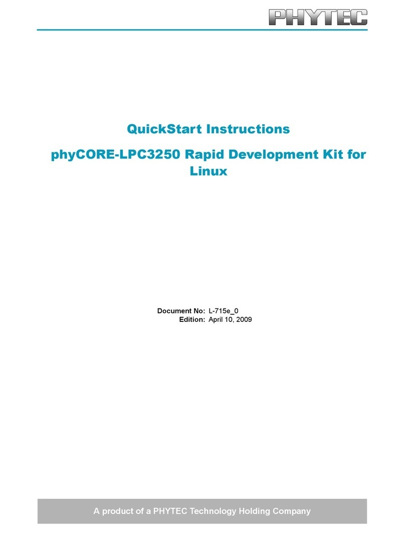 Phytec phyCORE-LPC3250 Quick start instructions