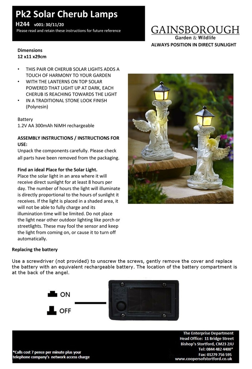 Gainsborough H244 Instructions for use