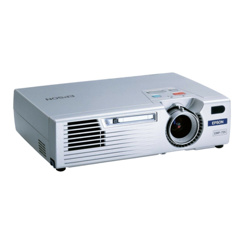 Epson EasyMP EMP-735 User manual