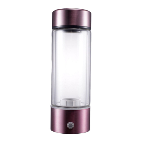 Cook's Companion Hydro Bottle H2 Generator User manual