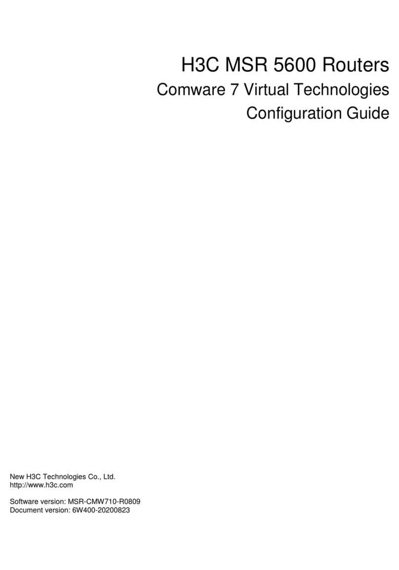H3C MSR 5600 Configuration guide