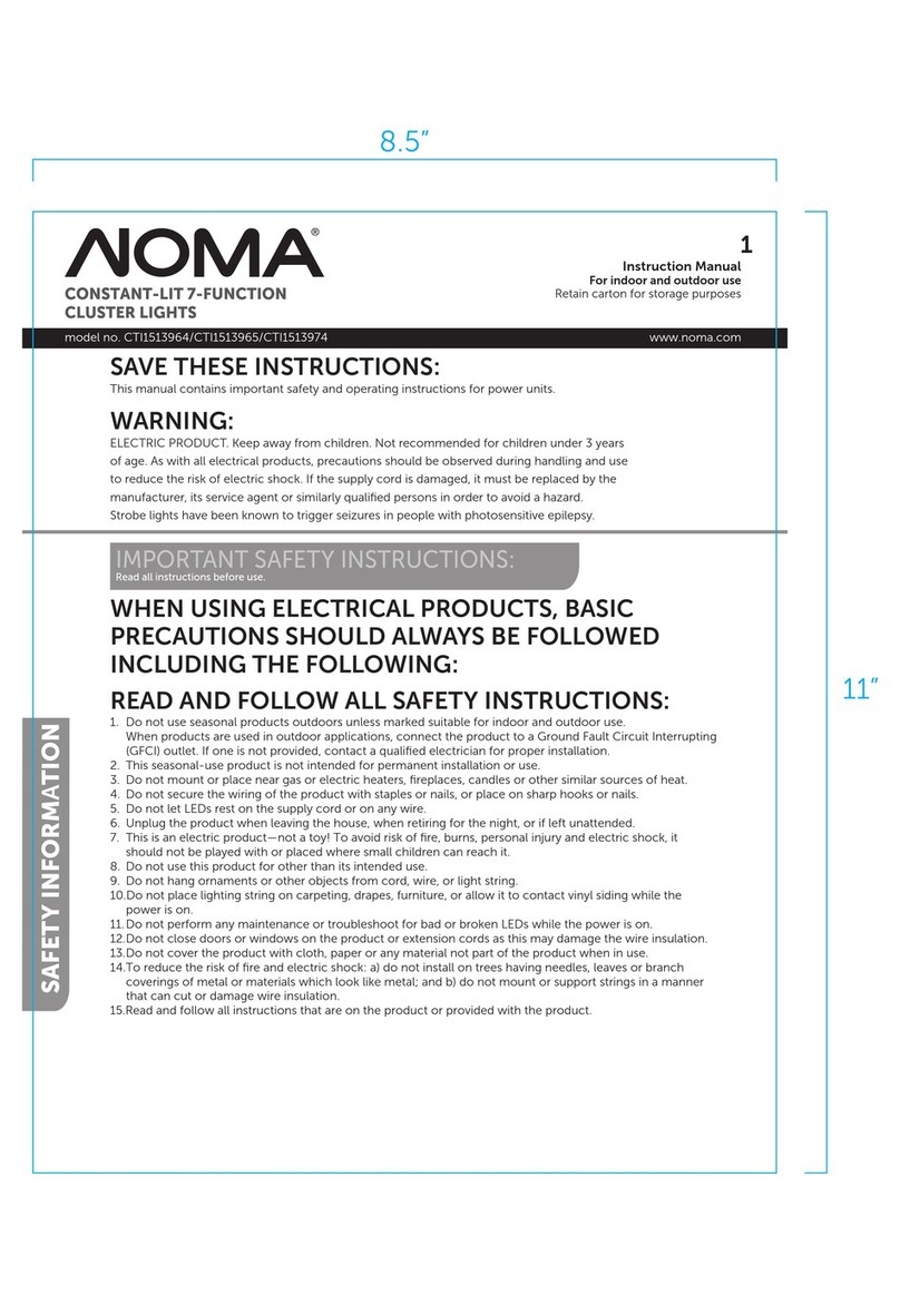 NOMA CTI1513964 instruction manual