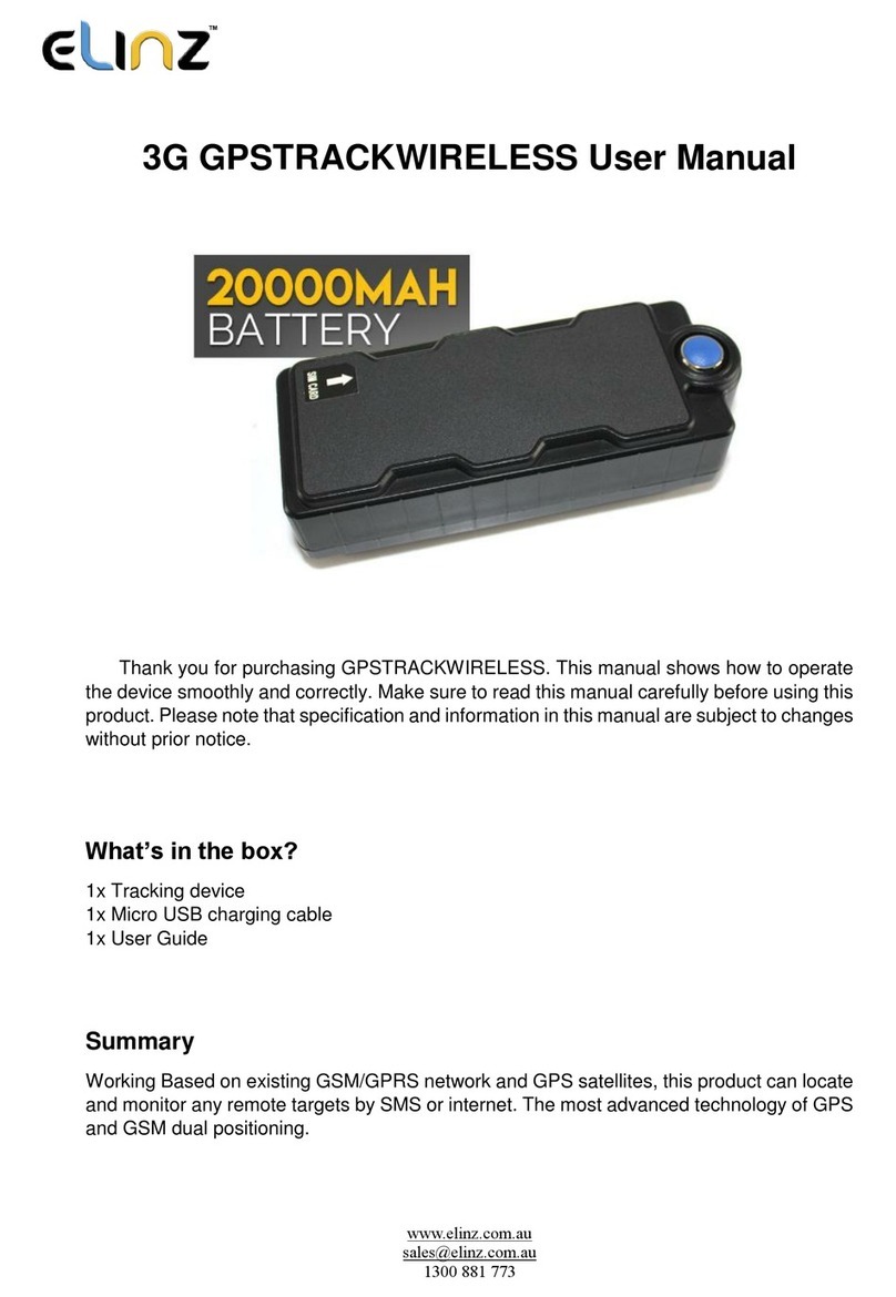 Elinz GPSTRACKWIRELESS user manual