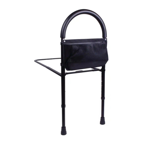 Carex Bedside Rail P570 Assembly instructions