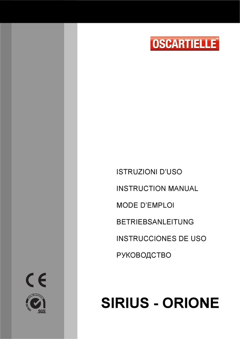 Oscartielle SIRIUS 135 instruction manual