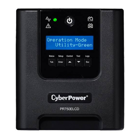 CyberPower PR750ELCD User manual