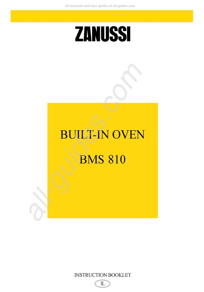 Zanussi BMS810 User manual
