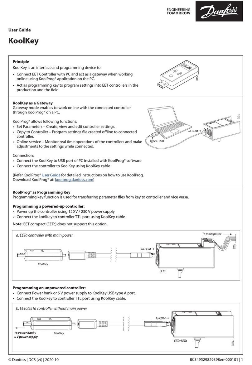 Danfoss KoolKey User manual