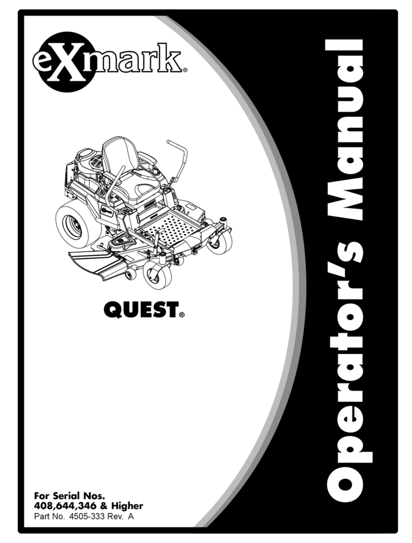Exmark QUEST 408 User manual