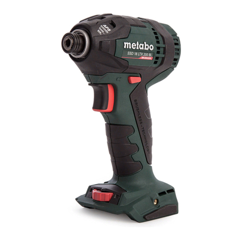 Metabo SSD 18 LTX 200 BL Original instructions