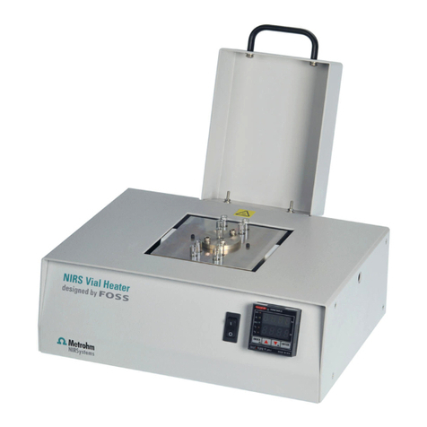 Metrohm NIRS Vial Heater manual