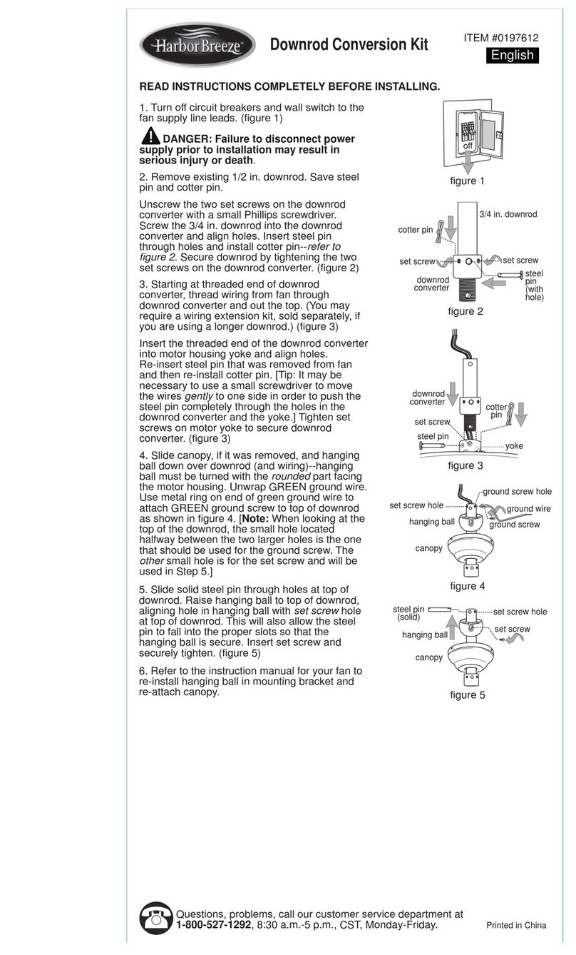 Harbor Breeze 0197612 instructions