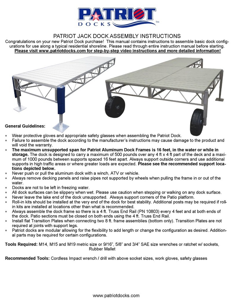 Patriot JACK DOCK Assembly instructions