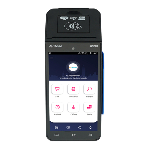 VeriFone X990 product manual