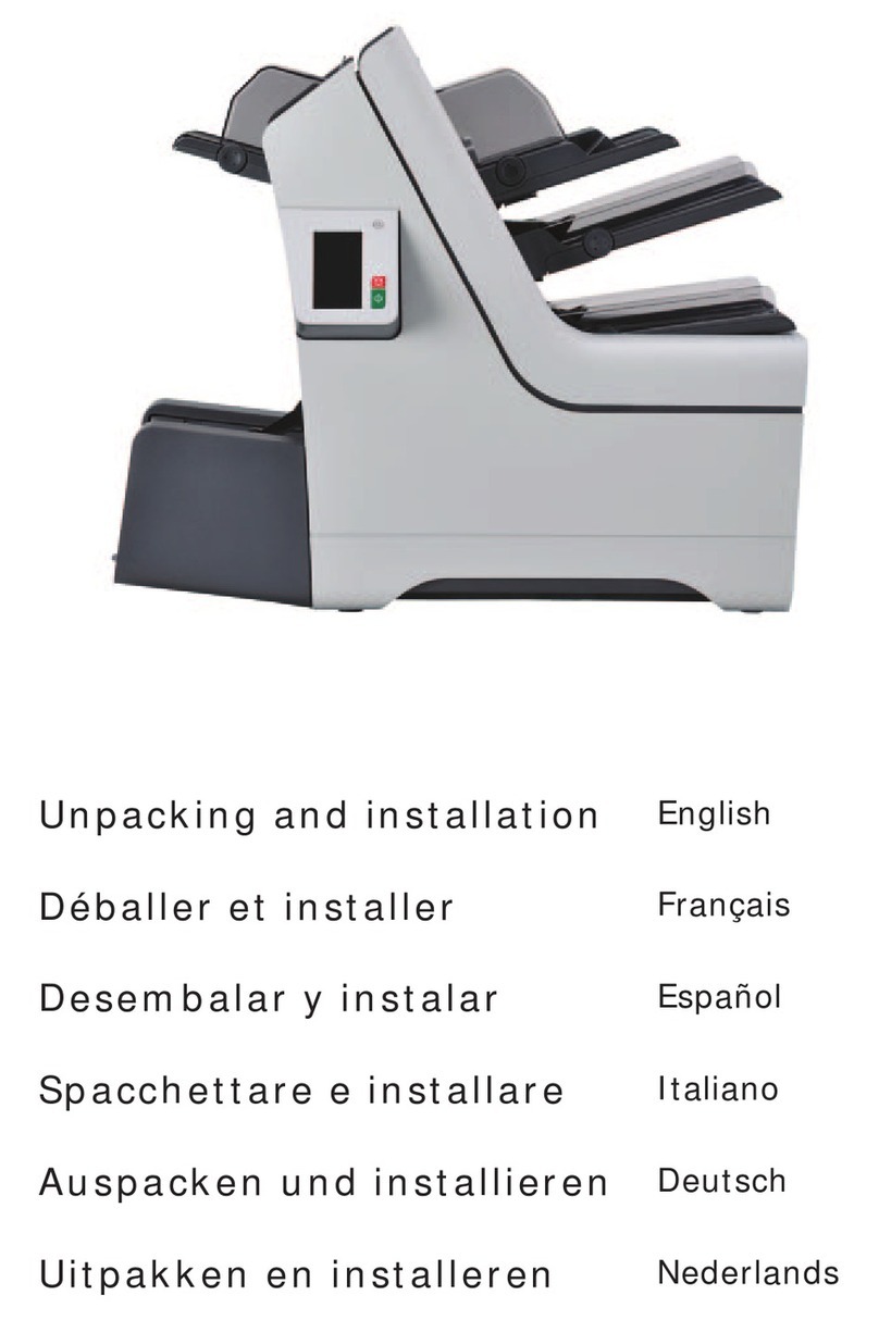 quadient DS-65 Unpacking and installation instructions