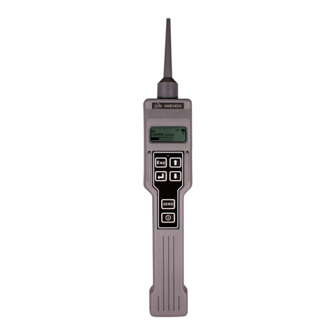 ion science GasCheck G 1 User manual