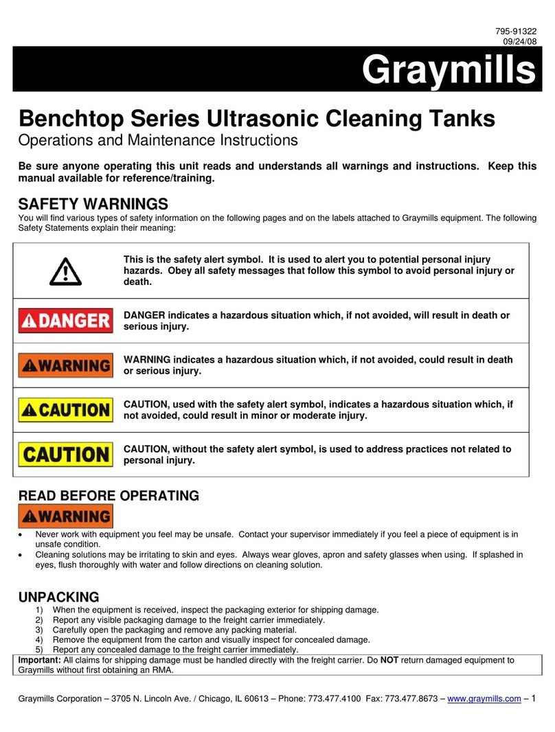 Graymills BTU-4 Troubleshooting guide