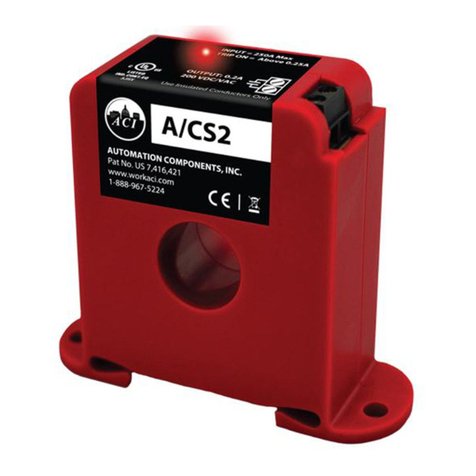 aci CURRENT FIXED SWITCHES Series Installation & operation instructions aci CURRENT FIXED SWITCHES Series Installation & operation instructions