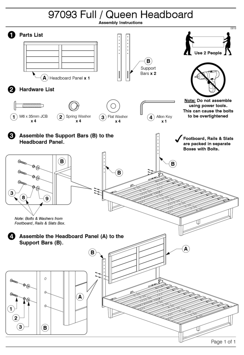 Baxton Studio Full / Queen Headboard 97093 User manual Baxton Studio Full / Queen Headboard 97093 User manual