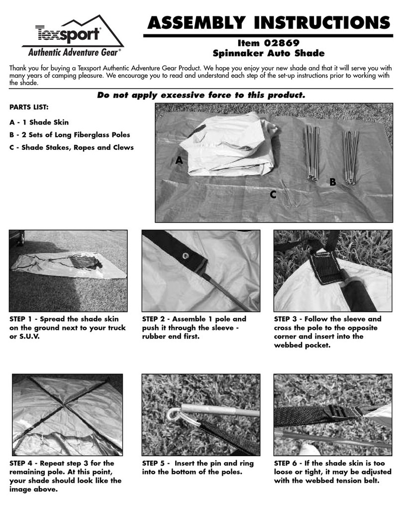Texsport 02869 Assembly instructions