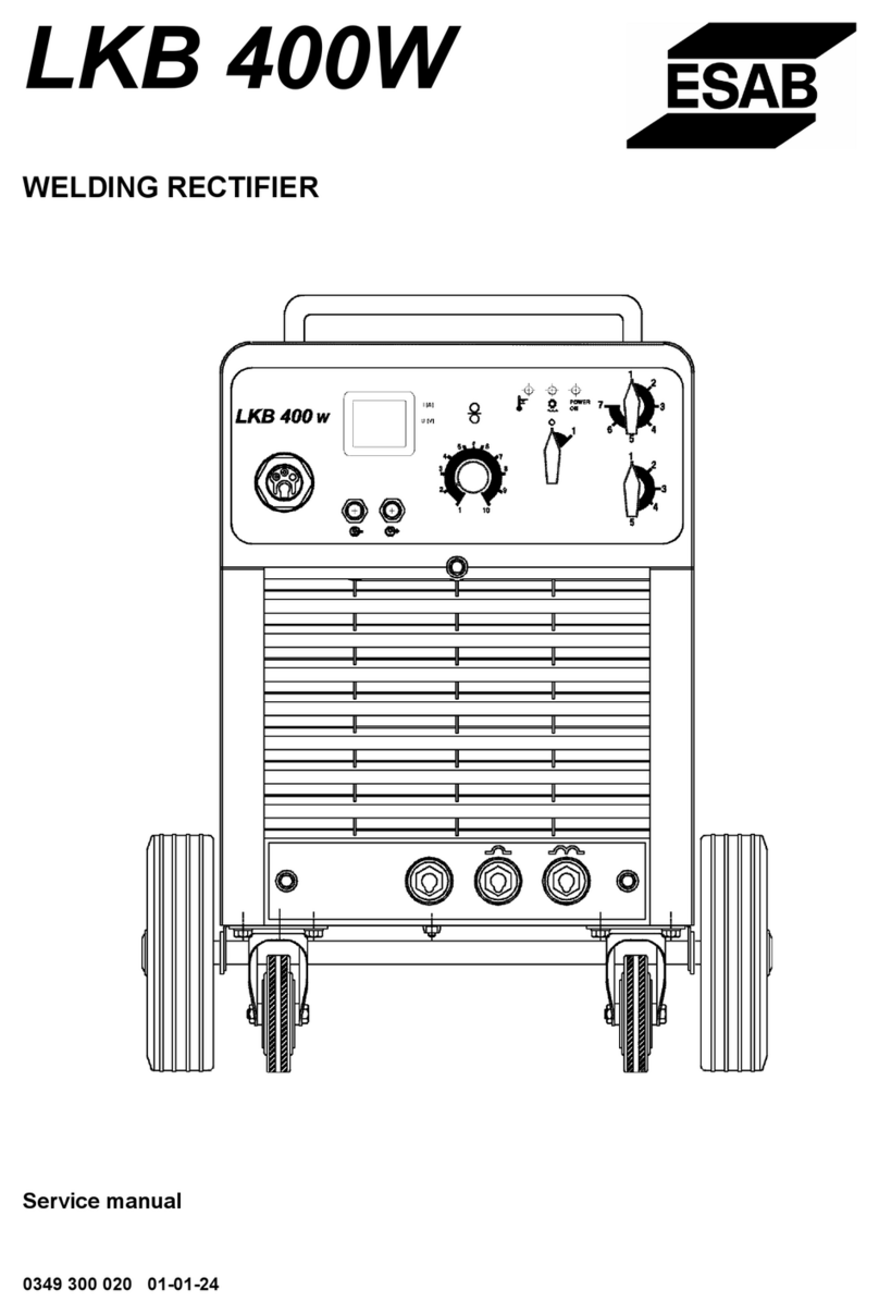ESAB LKB 400W User manual