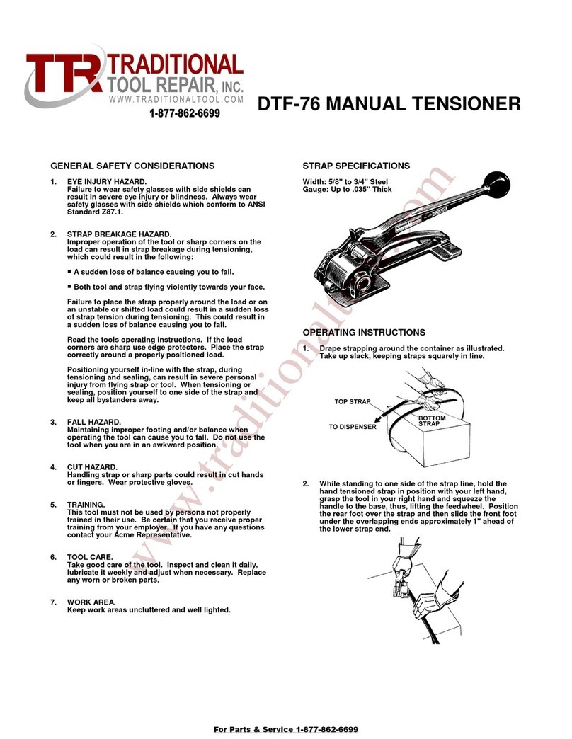 Traditional Tool Repair DTF-76 quick start guide