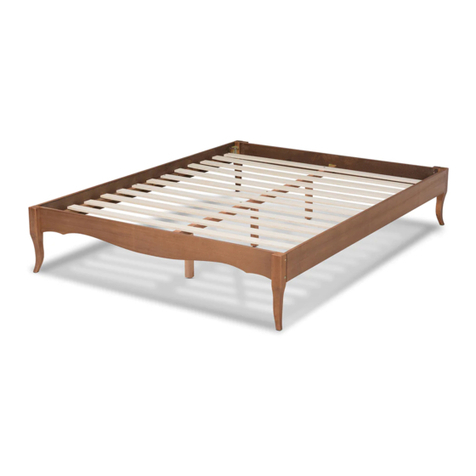 Baxton Studio King Bed MG97132 User manual