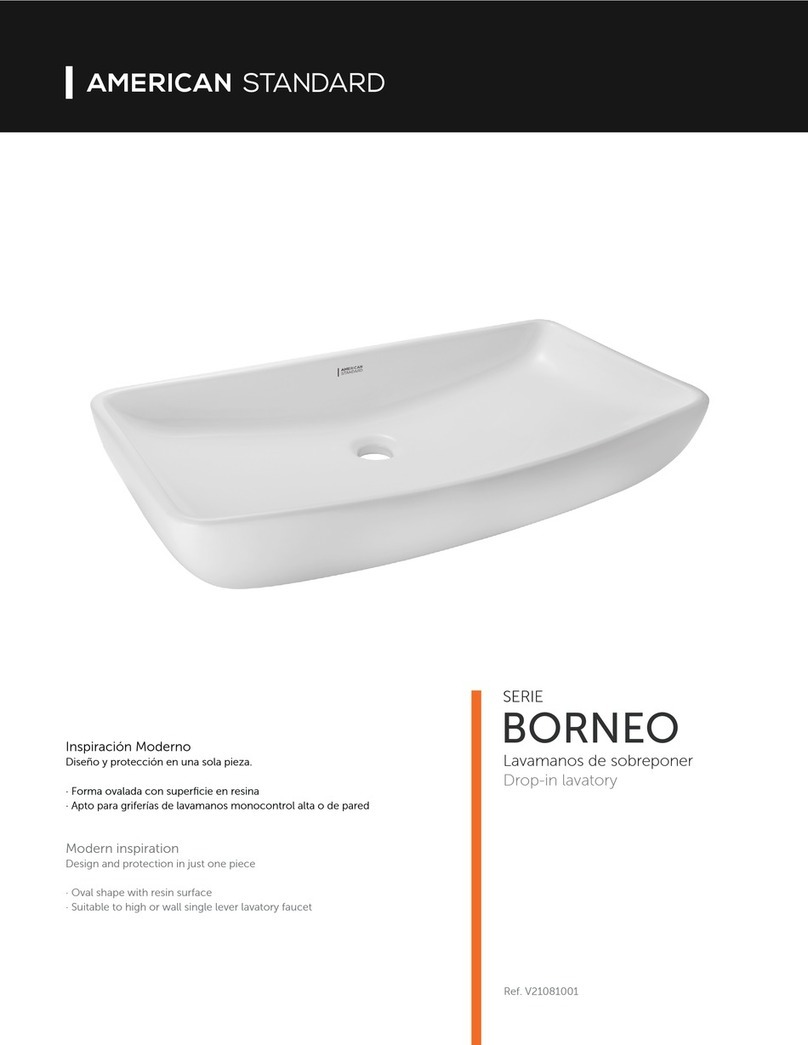 American Standard BORNEO V21081001 Series User manual American Standard BORNEO V21081001 Series User manual