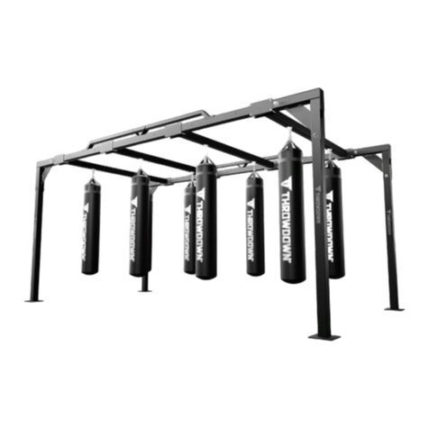 Core Health & Fitness THROWDOWN ALPHA BAG RACKS owner's manual