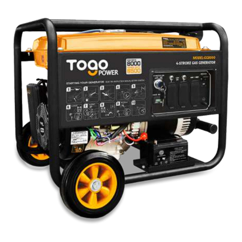 Togo POWER GG8000 owner's manual