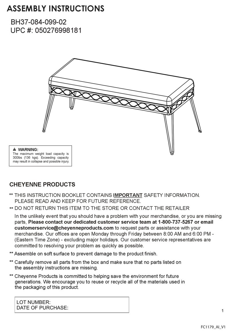 Cheyenne BH37-084-099-02 User manual Cheyenne BH37-084-099-02 User manual
